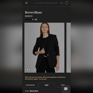 Club Monaco blazer Sz6